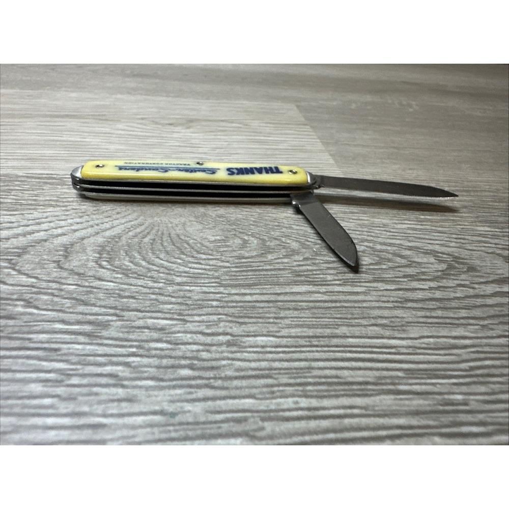 VTG.  2 BLADE KNIFE‎ ADVERTISING SENTER-SANDERS TRACTOR CORPORATION "THANKS" - Picture 5 of 11